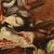 Flemish Artist, Interior Kitchen Scene, Large Oil on Canvas, Framed For Sale - Image 15 of 16
