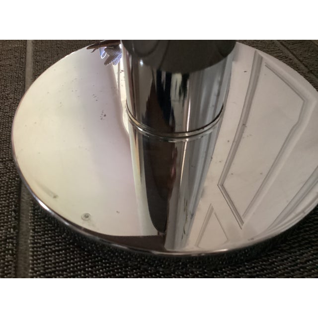1970s Sonneman Style Midcentury Chrome Waterfall Style Floor Lamp For Sale - Image 9 of 13