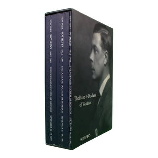 The Duke and Duchess of Windsor 3 Vol Box Set September 11-19, 1997 Sotheby's New York For Sale