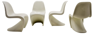 Vitra S Chairs attributed to Verner Panton for Herman Miller 1965s, Set of 4