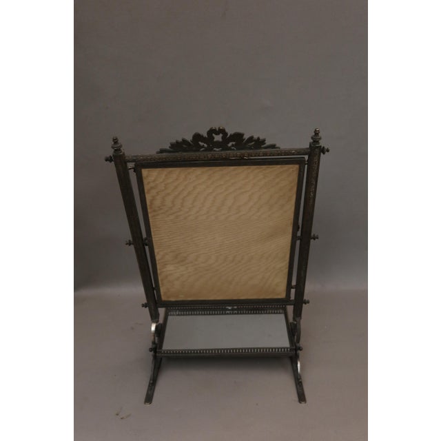 Vintage Silver Plated Table Mirror, 1890s For Sale - Image 9 of 13