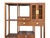 Asian Inspired Asymmetrical Light Brown Shelving Display Cabinet Divider For Sale - Image 10 of 10
