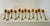 Mid 20th Century Set of 12 Mexican Honey Onyx Cocktail Forks in Amber Tones, Mid-Century Modern For Sale - Image 12 of 12