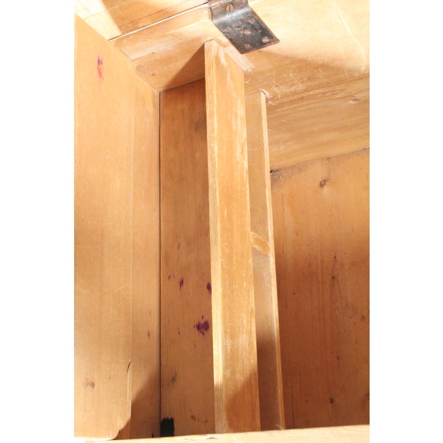 Antique Pine Trunk For Sale - Image 14 of 15