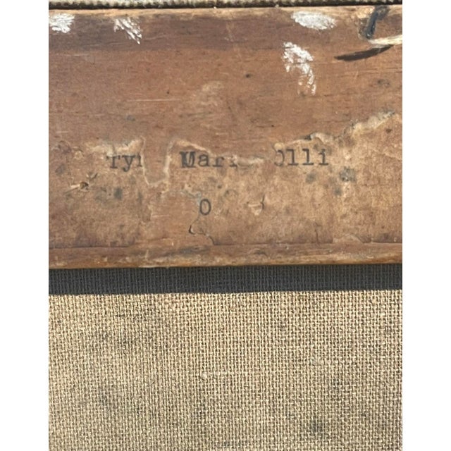 Textile 1930's Cowboy Portrait Painting on Canvas For Sale - Image 7 of 8
