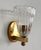 Metal Italian Brass and Murano Glass Wall Lights, 1990s, Set of 2 For Sale - Image 7 of 12