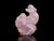 A charming and auspicious hand-carved rooster sculpted from natural rose quartz, beautifully polished to a soft, luminous...