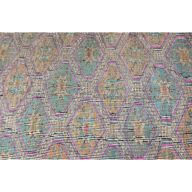 Textile 1960s Vintage Handwoven Oversize Rug For Sale - Image 7 of 11