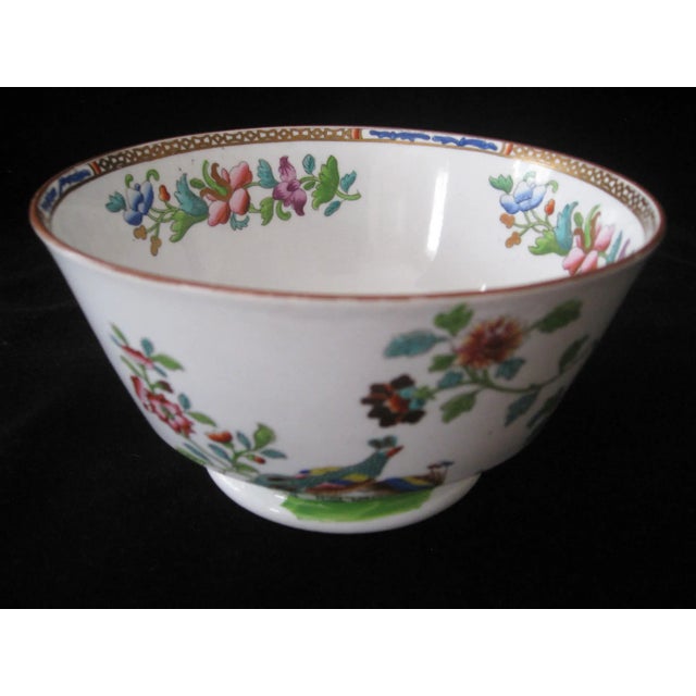 Early 19th Century Josiah Spode Peacock Bowl - C 1780-1790- England For Sale - Image 5 of 12