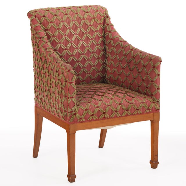 Italian Pair of Italian Maple Armchairs, C. 1940 For Sale - Image 3 of 7