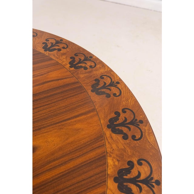 Guerra Vanni Italian Round Neoclassical Center Table For Sale In Philadelphia - Image 6 of 13