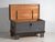 Gray Wooden Trunk with Original Lock, 1900s For Sale - Image 8 of 18