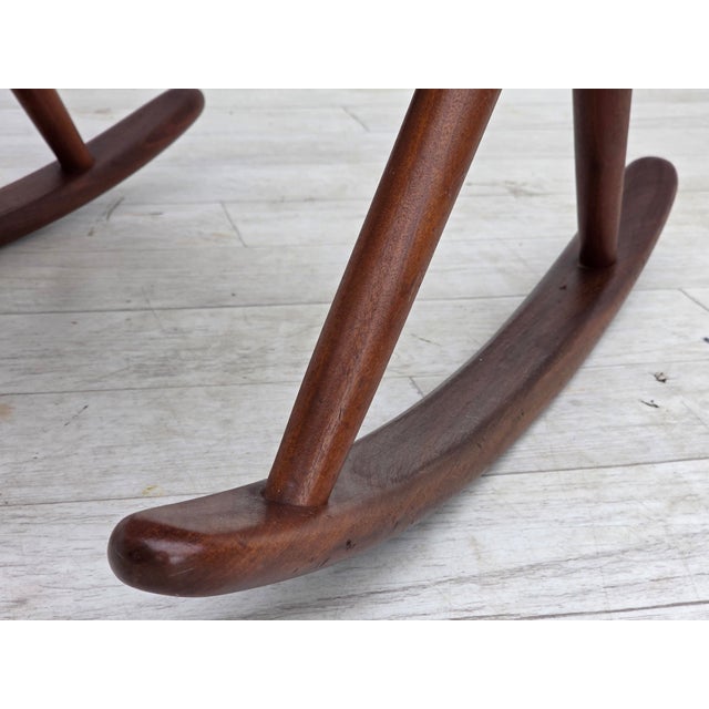 Vintage Danish Rocking Chair by Frank Reenskaug for Bramin, 1960s For Sale - Image 6 of 18