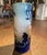 Ceramic Mid 20th Century Mid-Century French Blue & White Painted Porcelain Umbrella Stand For Sale - Image 7 of 9