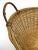Vintage Hand Woven Fruit Flower Wicker Basket For Sale - Image 4 of 13