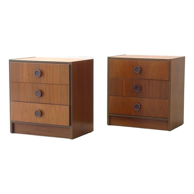 Mid-Century Modern Teak Bedside Tables, 1960s, Set of 2 For Sale