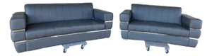 Divan Italia Contemporary Modern Leather Sofa Set