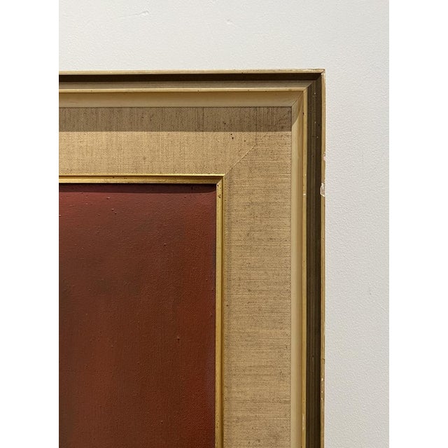 William Goliasch, L'Homme et Le Chat, Oil on Canvas, 1970s, Framed For Sale - Image 11 of 14