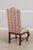 Wood Pair of High Back Upholstered Chairs For Sale - Image 7 of 17
