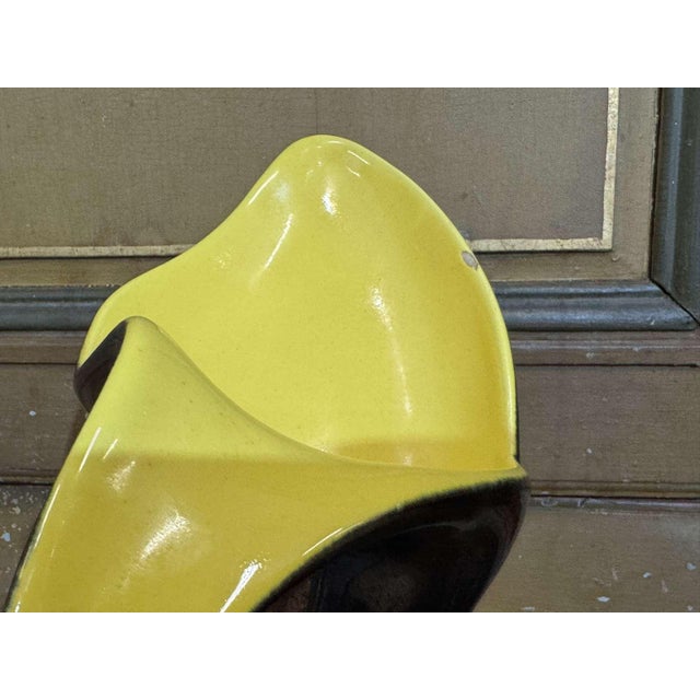 Black Vintage Ceramidi Vase, 1960s For Sale - Image 8 of 10