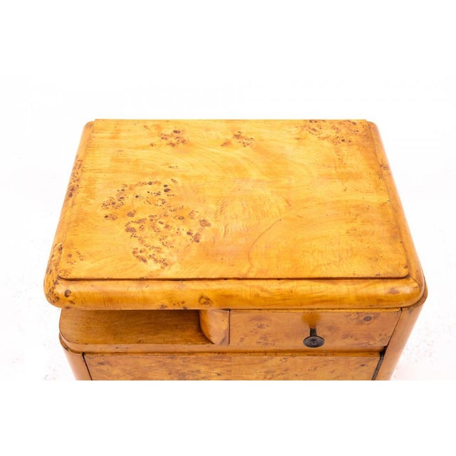 Bedside Tables, Poland, 1930s, Set of 2 For Sale - Image 12 of 15