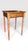 American Early 19th Century Sheraton Style Cherry Single Drawer Side Table. This Sheraton style side table features turned...