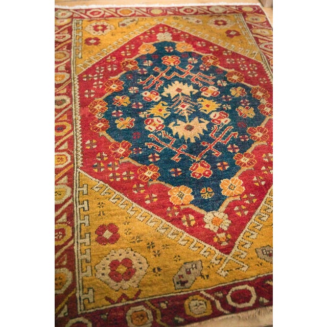 Red Antique Anatolian Rug - 3' x 4'4" For Sale - Image 8 of 9