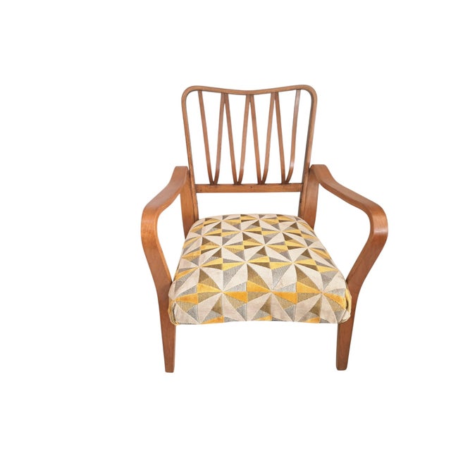 Mid-Century Modern Linden Armchair, 1950s For Sale - Image 17 of 17