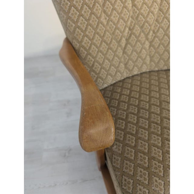 Chippendale Lounge Chair with Raffia For Sale - Image 12 of 15