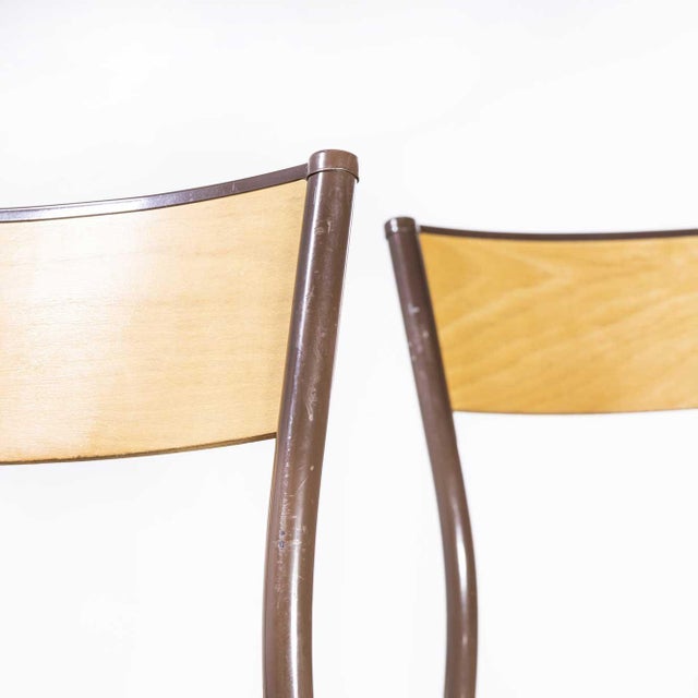 French Mullca Stacking Dining Chair, 1960s For Sale - Image 12 of 13