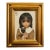 Authentic Oil Painting on Panel "Big Eyes" Beautiful Young Girl With Siamese Cat by Margaret Keane, 1980 For Sale