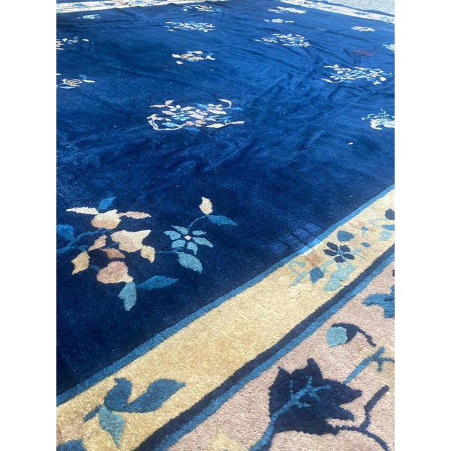 Large Antique Chinese Art Deco Rug For Sale - Image 15 of 18