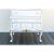 1960's White and Gold Chippendale Style Highboy of Six Drawers For Sale - Image 9 of 9