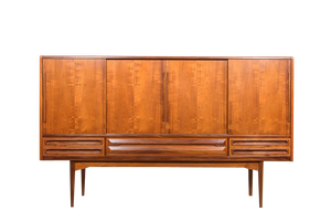 Mid-Century Danish High Sideboard in Teak, 1960s