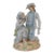1930s Large Romantic French Bisque Porcelain Figurine For Sale
