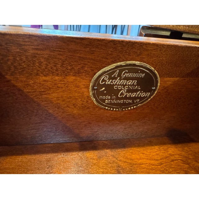 Mid-Century Modern Mid-Century Cushman Colonial Creations Maple Drop-Leaf Coffee Table. Single Drawer For Sale - Image 3 of 6