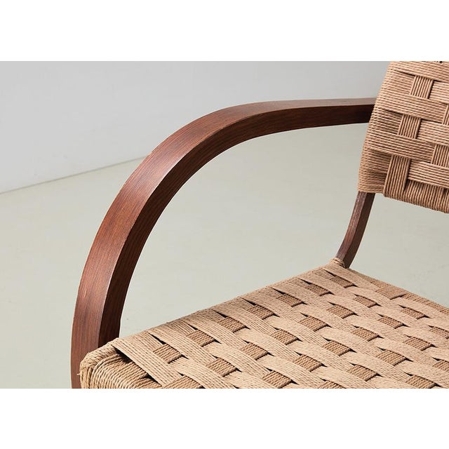 Wood Vintage Dutch Lounge Chair by Bas Van Pelt for My Home, 1940s For Sale - Image 7 of 9