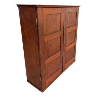 Early 20th-Century Desktop Specimen & Document Cabinet With Working Key For Sale