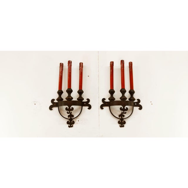 Medieval Brass Wall Lights For Sale - Image 14 of 18