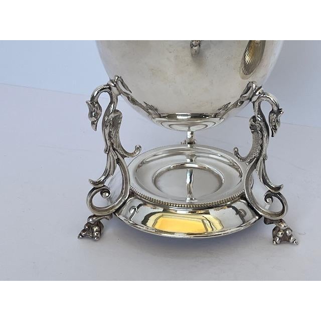 Silver Plate Egg Warmer For Sale - Image 4 of 6