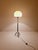 Italian Tripod space age floor lamp brass, metal & plastic, 1960s Softy Plastic Lamp shade is in a great vintage...