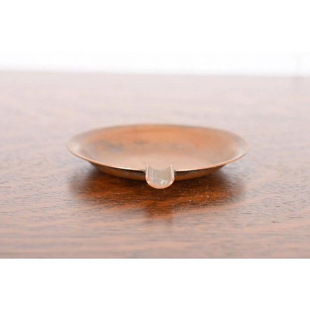 Metal Roycroft Arts & Crafts Copper Ashtray or Catchall For Sale - Image 7 of 11