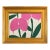 Ron Giusti Mini Tsubasa Orchid Cream Pink Acrylic Painting For Sale