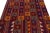Traditional 1950s Vintage Tulu Tribal Rug in Red With Polychromatic Diamond Patterns For Sale - Image 3 of 7