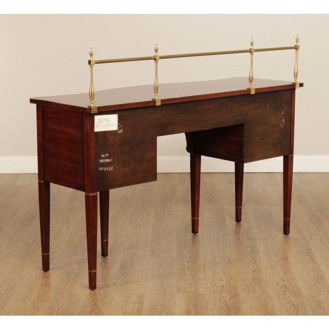 1980s Statton Hepplewhite Style Cherry 'Centennial' Serpentine Sideboard For Sale - Image 12 of 13
