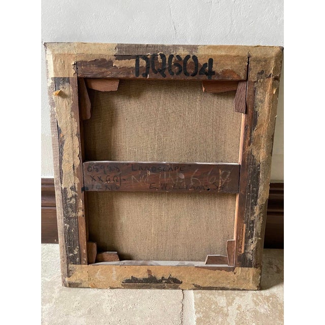 Early 19th Century Landscape Oil Painting by Edward Williams, Framed For Sale - Image 4 of 5