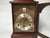 Elegant English bracket clock with mahogany case. Well made and chimes on every quarter hour with either Westminster or...