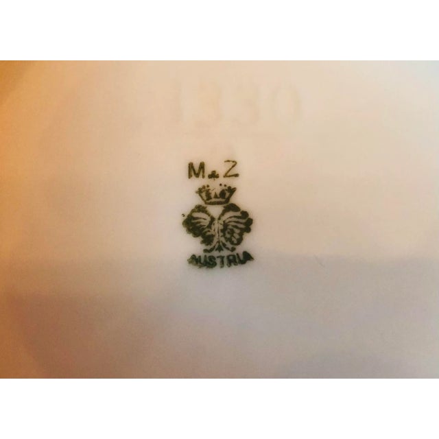 Late 19th Century Mz Austria Covered Sugar Bowl and Creamer Set- 2 Pieces For Sale - Image 4 of 5