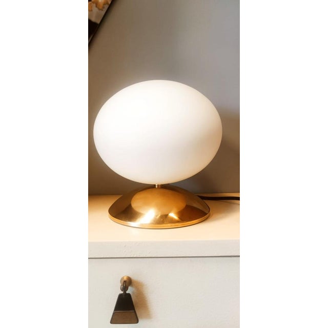 Brass Light with Oval Glass For Sale - Image 14 of 18