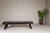 Wood Rustic and Robust Coffee Table with Honeycomb Patterns and Dark Custom Finish For Sale - Image 7 of 12